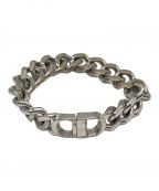 Christian Diorクリスチャン ディオール）の古着「CD Icon Chain Link Bracelet」｜シルバー