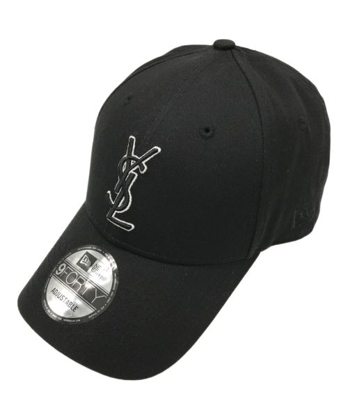 Yves Saint Laurent（イヴサンローラン）Yves Saint Laurent (イヴサンローラン) New Era (ニューエラ) ニューエラ YSL モノグラム キャップ サイズ:56～62ｃｍの古着・服飾アイテム