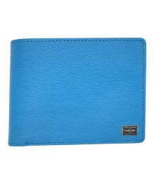 PORTER（ポーター）の古着「CURRENT WALLET 2つ折り財布」｜スカイブルー