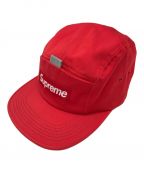 SUPREMEシュプリーム）の古着「18SS Reflective Tab Pocket Camp Cap」｜レッド