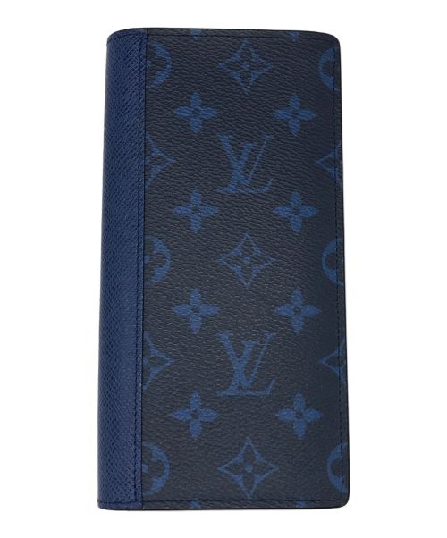 LOUIS VUITTON（ルイ ヴィトン）LOUIS VUITTON (ルイ ヴィトン) ポルトフォイユ・ブラザ 長財布 ブルー サイズ:-の古着・服飾アイテム