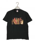 SUPREMEシュプリーム）の古着「Ichi The Killer Split Tee」｜ブラック