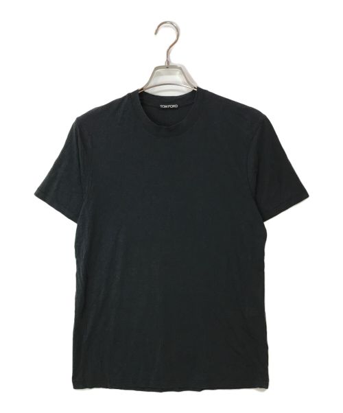 TOM FORD（トムフォード）TOM FORD (トムフォード) VISCOSE COTTON T-shirt ブラック サイズ:50の古着・服飾アイテム