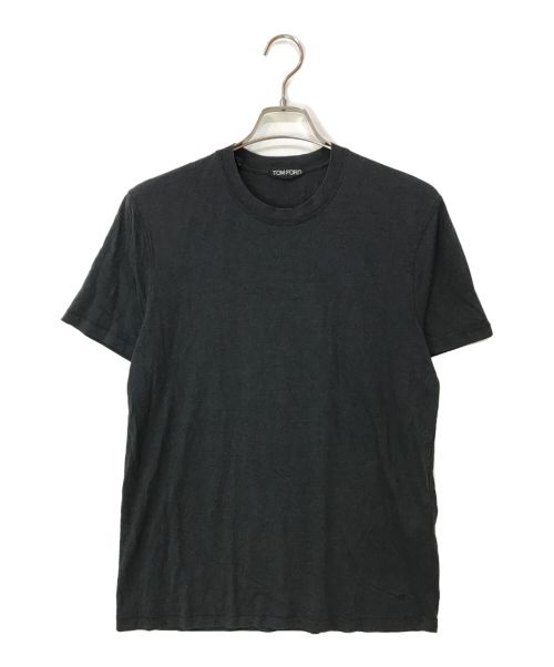 TOM FORD（トムフォード）TOM FORD (トムフォード) VISCOSE COTTON T-shirt ブラック サイズ:50の古着・服飾アイテム