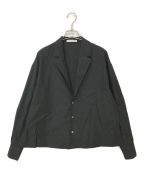 GALERIE VIEギャルリーヴィー）の古着「コットンブロード シャツジャケット」｜ブラック