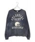 SAINT MICHAEL（セントマイケル）の古着「21AW SKULL USED CREW NECK SWEAT」｜ネイビー