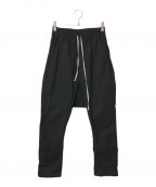 RICK OWENSリックオウエンス）の古着「22AW DRAWSTRING LONG PANTS」｜ブラック