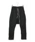 RICK OWENS（リックオウエンス）の古着「22AW DRAWSTRING LONG PANTS」｜ブラック