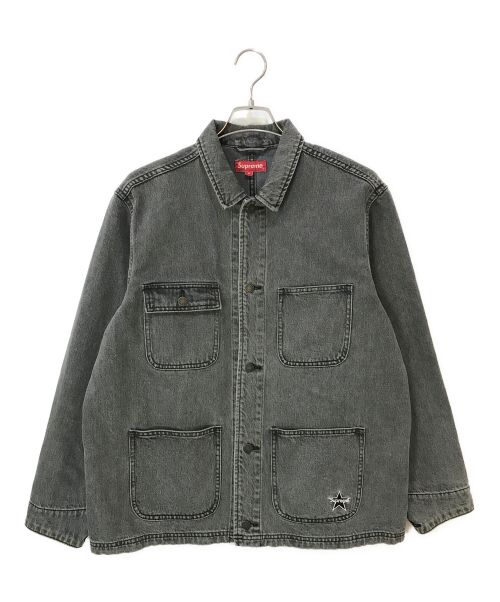 SUPREME（シュプリーム）SUPREME (シュプリーム) 22SS Denim Chore Coat ブラック サイズ:Mの古着・服飾アイテム