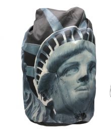 THE NORTH FACE×SUPREME（ザ ノース フェイス×シュプリーム）の古着「19AW STATUE OF LIBERTY WATERPROOF BP バックパック」｜ブラック×ブルー