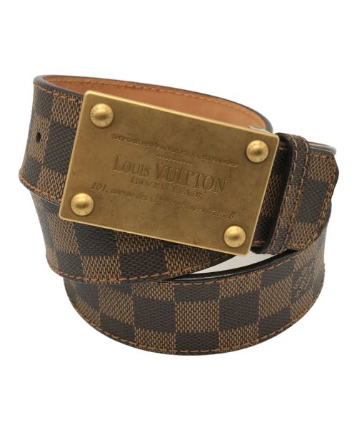 LOUIS VUITTON（ルイ ヴィトン）LOUIS VUITTON (ルイ ヴィトン) サンチュール ネオアンヴァントゥール ベルト ブラウン サイズ:100/40の古着・服飾アイテム