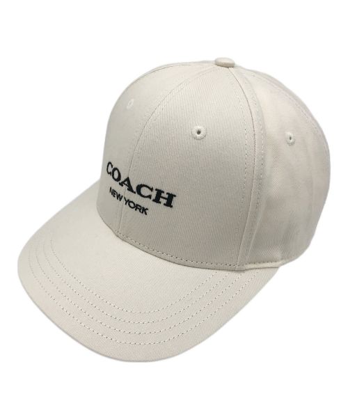 COACH（コーチ）COACH (コーチ) ベースボール ハット・エンブロイダリー ホワイト サイズ:M/Lの古着・服飾アイテム