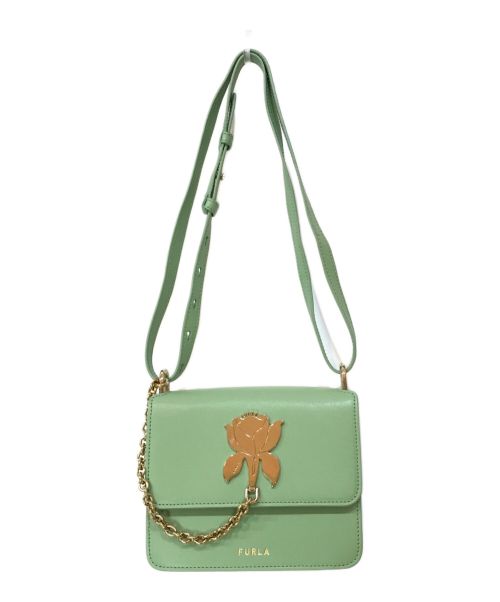 FURLA（フルラ）FURLA (フルラ) TUBEROSA MINI CROSSBODY ショルダーバッグ グリーン サイズ:-の古着・服飾アイテム