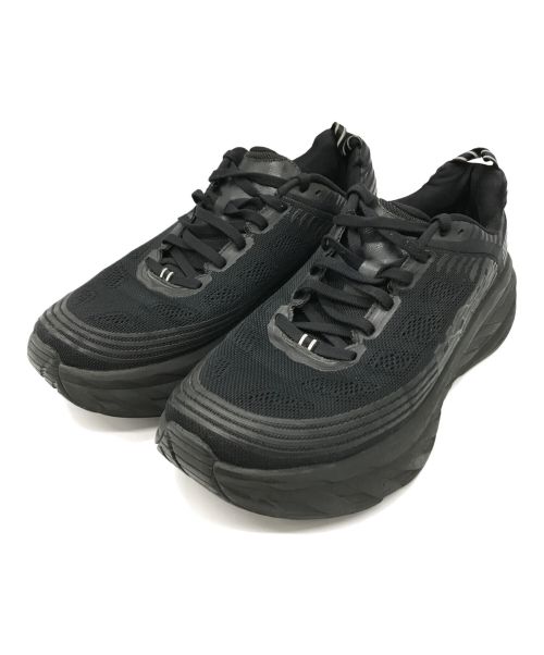 HOKAONEONE（ホカオネオネ）HOKAONEONE (ホカオネオネ) BONDI 6 ボンダイ 6 ローカット スニーカー ブラック サイズ:26.5の古着・服飾アイテム