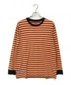 SUPREMEシュプリーム）の古着「17SS Multi Stripe Reflective Patch L/S Top」｜マルチカラー