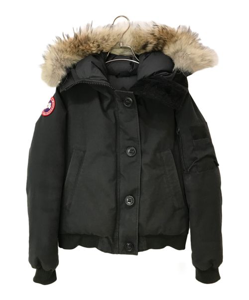 CANADA GOOSE（カナダグース）CANADA GOOSE (カナダグース) LABRADOR BOMBER ファー付ダウンジャケット ブラック サイズ:Sの古着・服飾アイテム