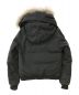 CANADA GOOSE (カナダグース) LABRADOR BOMBER ファー付ダウンジャケット ブラック サイズ:S：40000円