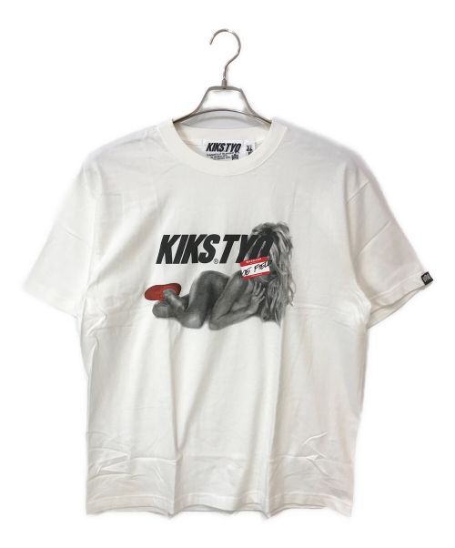 KIKS TYO（キックスティーワイオー）KIKS TYO (キックスティーワイオー) プリントTシャツ ホワイト サイズ:XLの古着・服飾アイテム