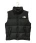 THE NORTH FACE（ザ ノース フェイス）の古着「NUPTSE VEST ダウンベスト」｜ブラック