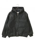 MM6 Maison Margiela×SUPREMEエムエムシックス メゾンマルジェラ×シュプリーム）の古着「Foil Hooded Work Jacket」｜ブラック