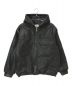 MM6 Maison Margiela（エムエムシックス メゾンマルジェラ）の古着「Foil Hooded Work Jacket」｜ブラック