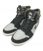 NIKEナイキ）の古着「AIR JORDAN 1 ZOOM AIR CMFT/ハイカットスニーカー」｜BLACK/LIGHT SMOKE GR