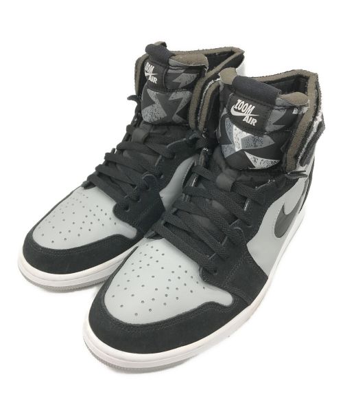 NIKE（ナイキ）NIKE (ナイキ) AIR JORDAN 1 ZOOM AIR CMFT/ハイカットスニーカー BLACK/LIGHT SMOKE GREY/WHITE サイズ:US10.5の古着・服飾アイテム