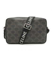 CELINE（セリーヌ）の古着「ミディアム メッセンジャーバッグ / トリオンフキャンバス」｜ブラウン