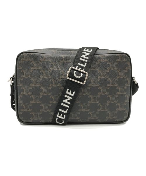 CELINE（セリーヌ）CELINE (セリーヌ) ミディアム メッセンジャーバッグ / トリオンフキャンバス ブラウン サイズ:-の古着・服飾アイテム