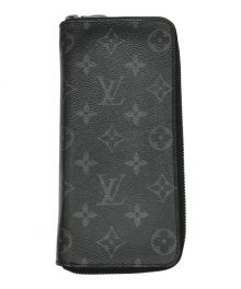 LOUIS VUITTON（ルイ ヴィトン）の古着「ジッピーウォレット・ヴェルティカル」｜ブラック