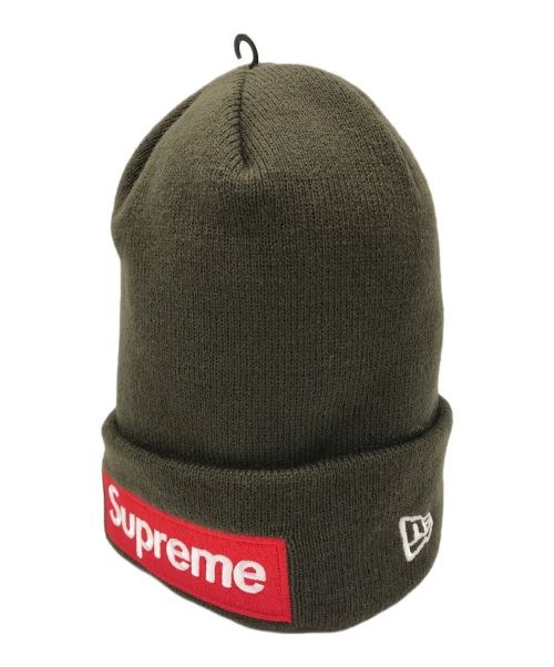 SUPREME（シュプリーム）SUPREME (シュプリーム) New Era (ニューエラ) Box Logo Beanie オリーブ サイズ:-の古着・服飾アイテム