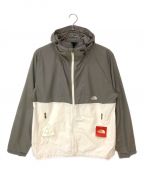 THE NORTH FACEザ ノース フェイス）の古着「COMPACT JACKET」｜グレー×ホワイト