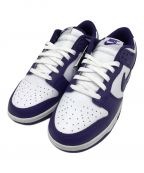 NIKEナイキ）の古着「DUNK LOW RETRO ローカットスニーカー」｜WHITE/COURT PURPLE