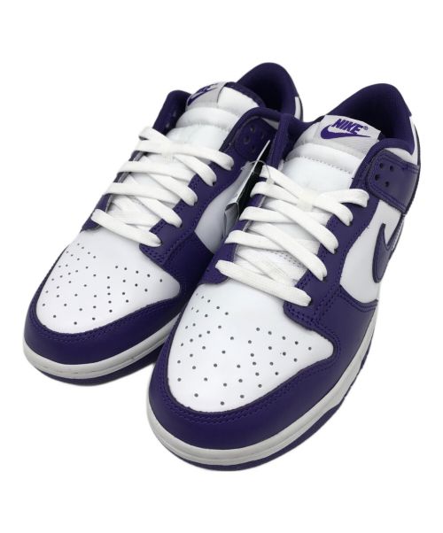 NIKE（ナイキ）NIKE (ナイキ) DUNK LOW RETRO ローカットスニーカー WHITE/COURT PURPLE サイズ:US9.5の古着・服飾アイテム