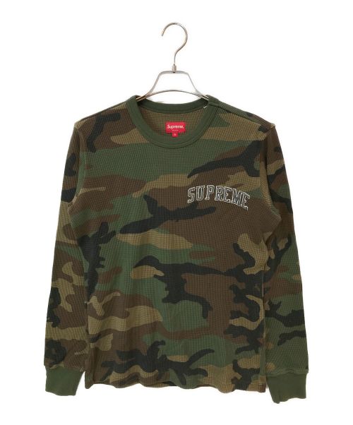 SUPREME（シュプリーム）SUPREME (シュプリーム) 17AW Arc Logo L/S Thermal オリーブ サイズ:Sの古着・服飾アイテム