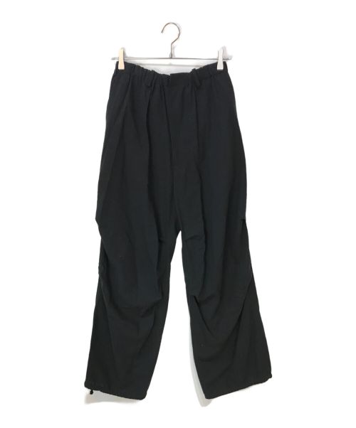 LIDnM（リドム）LIDnM (リドム) SILK RAYON FIELD PANTS ブラック サイズ:Mの古着・服飾アイテム