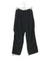 LIDnM（リドム）の古着「SILK RAYON FIELD PANTS」｜ブラック