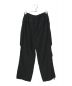 LIDnM (リドム) SILK RAYON FIELD PANTS ブラック サイズ:M：7000円