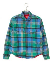 SUPREME（シュプリーム）の古着「Pile Lined Plaid Flannel Shirt」｜ブルー×レッド