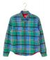 SUPREME（シュプリーム）の古着「Pile Lined Plaid Flannel Shirt」｜ブルー×レッド