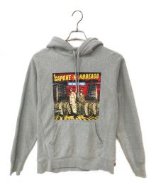 SUPREME（シュプリーム）の古着「16AW The War Report Hooded Sweatshirt」｜レッド×グレー