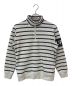 SUPREME（シュプリーム）の古着「16AW Striped Half Zip Sweat」｜ネイビー×グレー