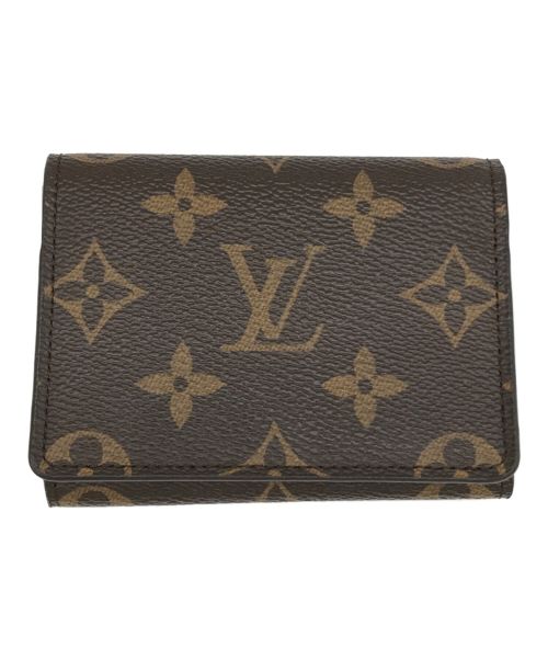 LOUIS VUITTON（ルイ ヴィトン）LOUIS VUITTON (ルイ ヴィトン) カードケース アンヴェロップ・カルト ドゥ ヴィジット ブラウン サイズ:-の古着・服飾アイテム