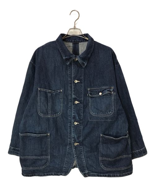 Porter Classic（ポータークラシック）Porter Classic (ポータークラシック) STEINBECK DENIM COVERALLS インディゴ サイズ:XLの古着・服飾アイテム