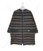 TENDERLOINテンダーロイン）の古着「19AW BLANKET COAT」｜ネイビー