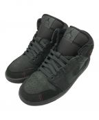 NIKEナイキ）の古着「AIR JORDAN 1 MID SE CRAFT/ハイカットスニーカー」｜DK SMOKE GREY/BLACK