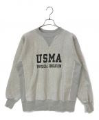 BUZZ RICKSON'S×BEAMSバズリクソンズ×ビームス）の古着「USMA SWEAT SPECIAL」｜グレー