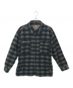 OG CLASSIXオージークラシックス）の古着「LONG BEACH FLANNEL JACKET」｜グレー