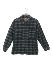 OG CLASSIX（オージークラシックス）の古着「LONG BEACH FLANNEL JACKET」｜グレー