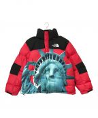 THE NORTH FACE×SUPREMEザ ノース フェイス×シュプリーム）の古着「19AW Statue of Liberty Baltoro Jacket ダウンジャケット」｜レッド×ブルー